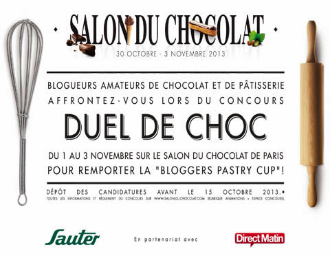 salon du chocolat paris, concours Duel de choc