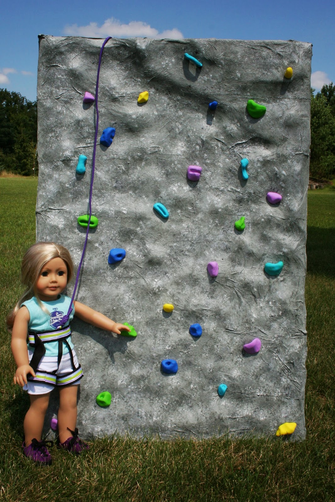 American Girl Doll Rock Climbing Wall