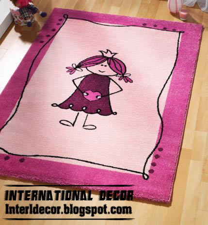 Modern Carpets models, colors for Kids & Girls room