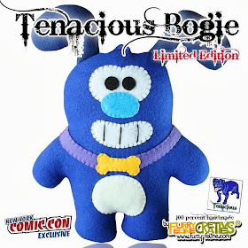 New York Comic-Con 2013 Exclusive Tenacious Bogie Plush Figure by Furry Feline Creatives