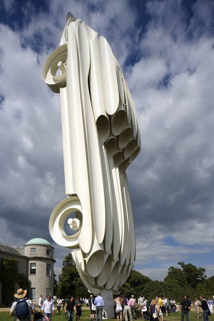Sculpture of Jaguar Automobile Exhibition, Great Britain