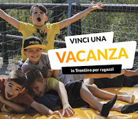 Logo Vinci gratis una vacanza per ragazzi in Trentino ( da 7 a 17 anni)