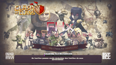 Clash Of Clans Gemas Gold e Elixir Free (Servidor Privado FHX) Apk