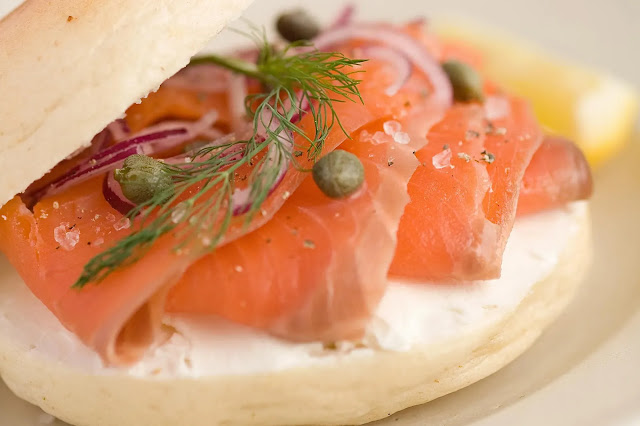 Perfect Cream Cheese and Smoked Salmon Bagel