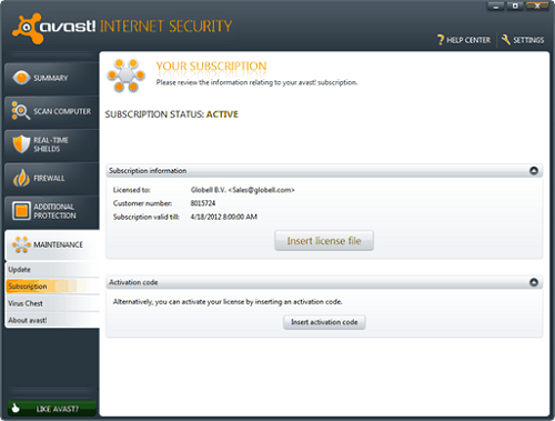 avast internet security 6 Gratis Avast Internet Security 6.0 Lisensi Hingga April 2012