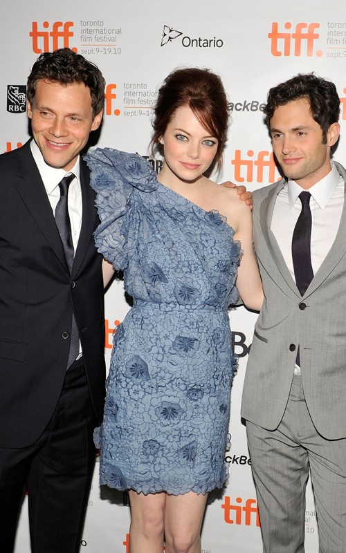 emma stone easy a premiere. Emma Stone and Penn Badgley