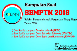 Download Soal SBMPTN 2018 Naskah Asli Lengkap