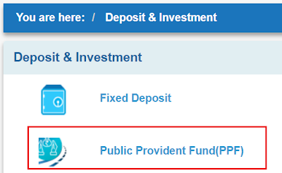 SBI Online Banking - Check PPF Withdrawal Amount Limit