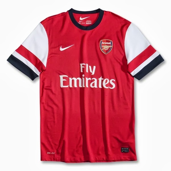  Arsenal Home 2013 2014 Jersey Baju Bola Murah