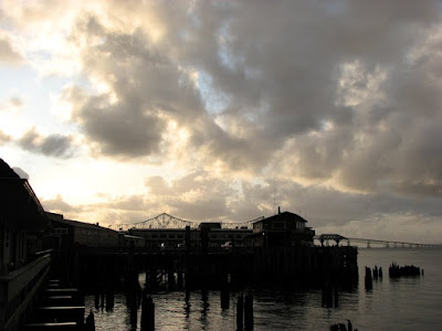 Clouds over the Columbia River, Astoria, Oregon