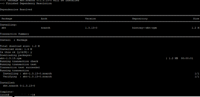 How to install SBT on CentOS 7