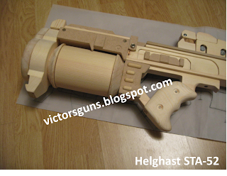 Pic.20 - Building the STA-52 Wooden Assault Rifle Display Model  