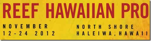 reef hawaiin pro 2012