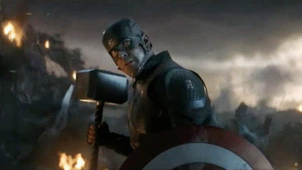 Captain America with Mjolnir