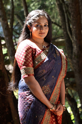 Kavya Madhavan Hot Spicy in Saree Photos