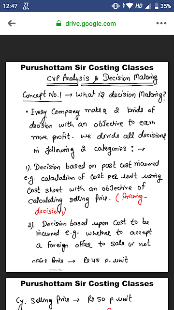 COSTING ADVANCED MANAGEMENT ACCOUNTING HANDWRITTEN 