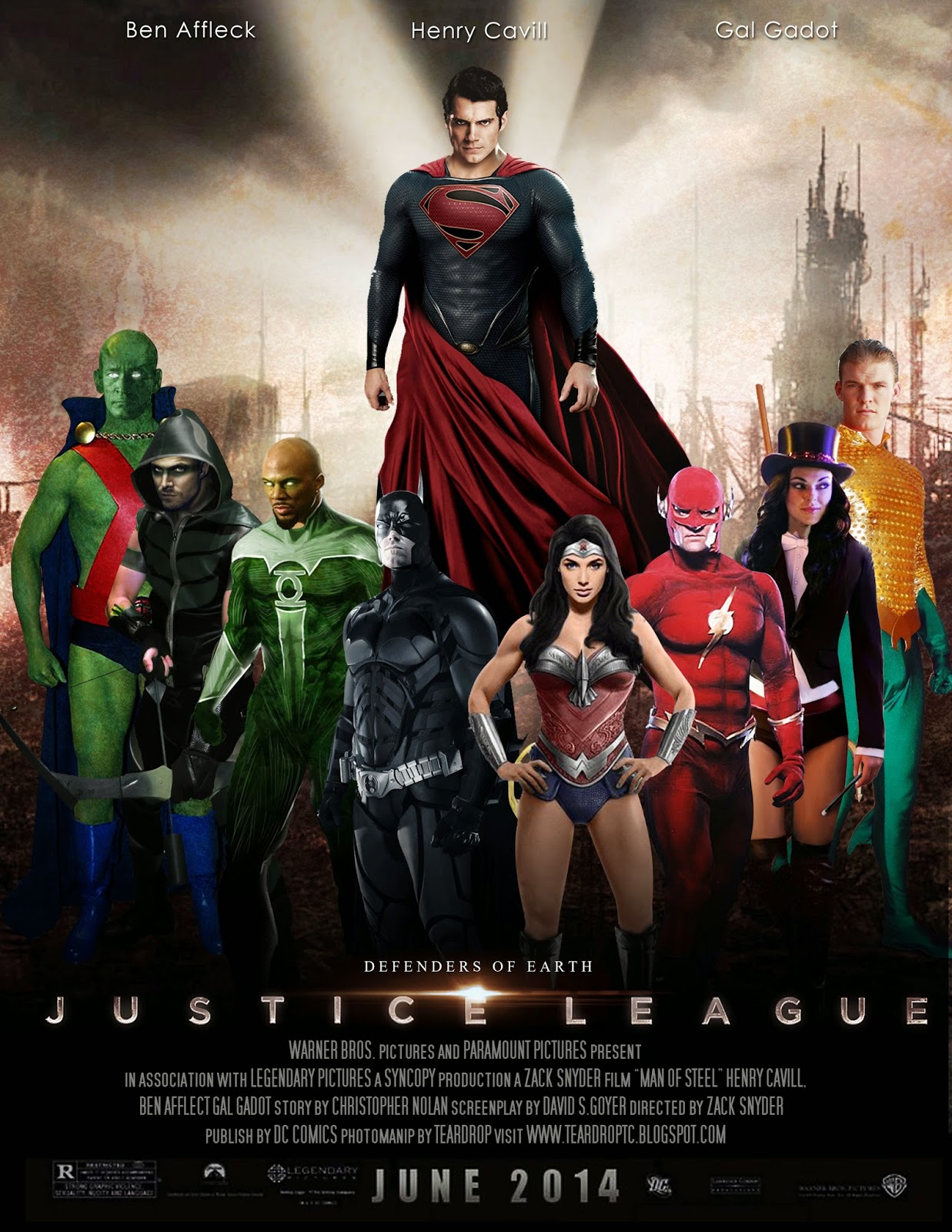 The TeardropTC Show: Justice League of America Movie ...