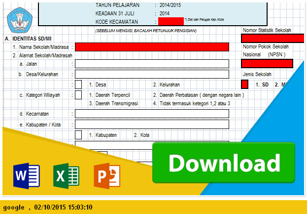 LAPORAN INDIVIDU (LI) TK, SD, SMP, SMA, SMK DENGAN EXCEL 