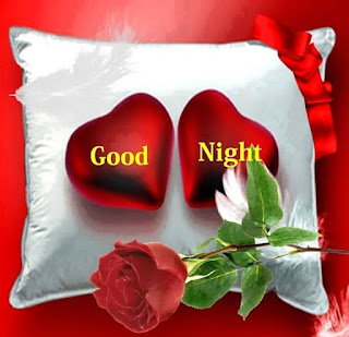 good night images with heart