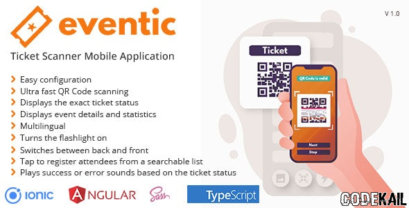 Eventic v1.0 - Ticket Scanner Mobile Application