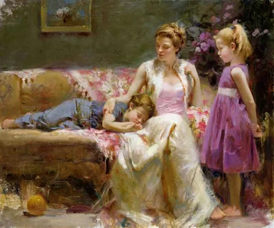 A Time To Remember painting Pino Daeni
