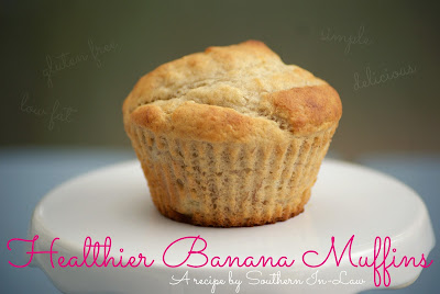 Healthier Banana Cake - low fat, gluten free