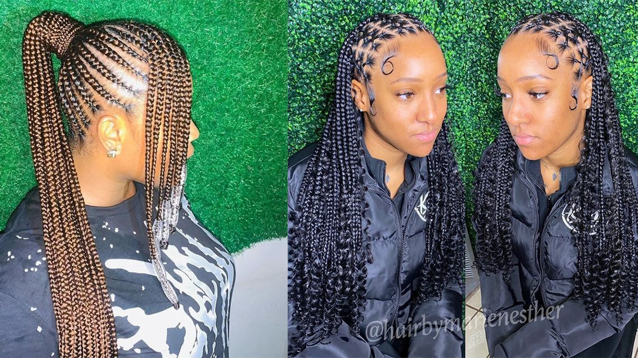 Jumbo Box Braids Styles  Nuts and Bolts  Styles and Tutorial   Curly  Craze