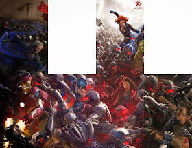 San Diego Comic-Con 2014 Exclusive Avengers Age of Ultron Concept Art Movie Posters by Marvel