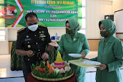 Kodim 1417/KDI Gelar Syukuran Sederhana Dalam Rangka HUT Kodam XIV/HSN ke-64 dan Korem 143/HO ke-61