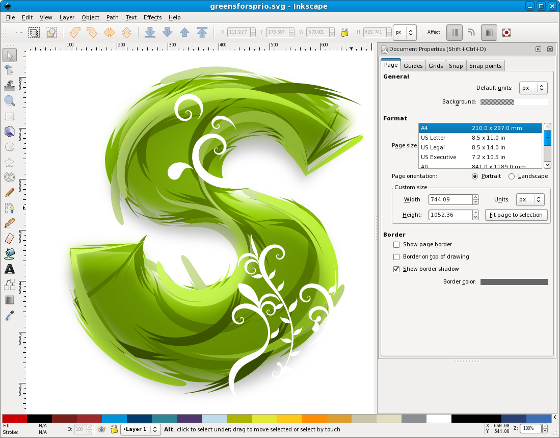 Herramienta para diseno grafico software libre