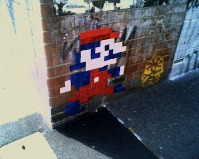 Super Mario Bros Street Art Seen On www.coolpicturegallery.us