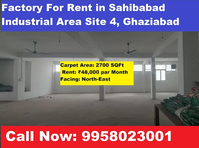 Factory for Rent in Sahibabad Industrial Area