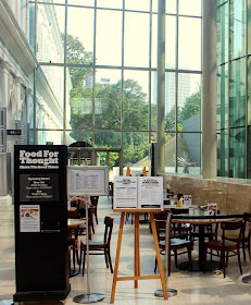 Cafe in the Singapore museum