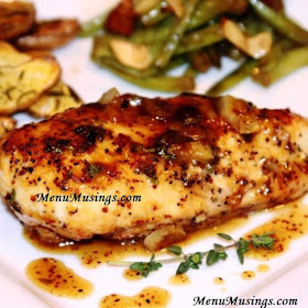 maple mustard glazed chicken_menumusings