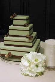 square green wedding cakes images