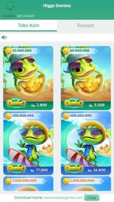 Daftar Harga Chip MD (Ungu) Higgs Domino Island