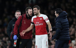 arsenal injury news sokratis koscielny