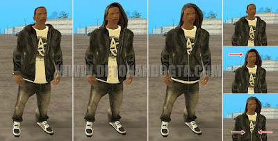 GTA SA - Novo CJ e Roupas em HD (Roupas T.I.P.)