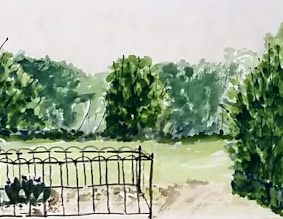 Berry Springs Plein Air Watercolor - JKeese