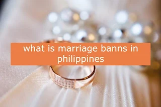 what is marriage banns in philippines