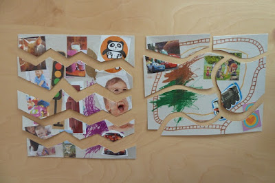 How to make simple jigsaws for toddlers