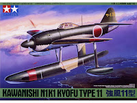 Tamiya 1/48 Kawanishi N1K1 Kyofu (Rex) (61036) English Color Guide & Paint Conversion