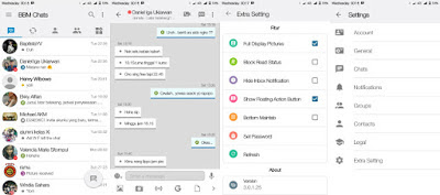 BBM Mod Iphone Style IOS Versi APK+DATA 3.0.1.25 Terbaru 2016