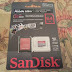 Sandisk Mobile Ultra 64 GB microSDXC card unpacking