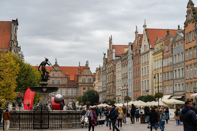Gdańsk Royal Way and Neptune's Fountain