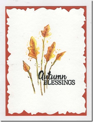 AUTUMN BLESSINGS CAS