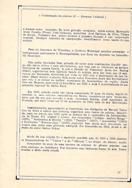 PROGRAMA DA FESTA DE NOSSA SENHORA DA CONCEIÇÃO - 1967 - PAG 17