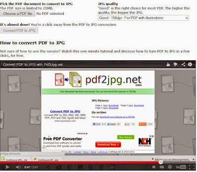 אתר pdf2jpg.net להמרת אונליין קבצי pdf לקבצי תמונה מסוג jpg