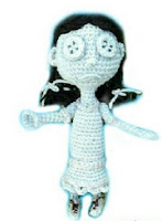 PATRON GRATIS MUÑECA FANTASMA AMIGURUMI 1368