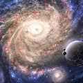 Milky Way in Galaxy Wide Wallpaper